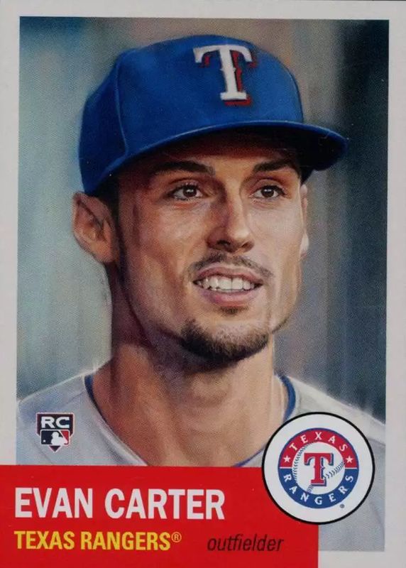 Evan Carter 2024 Topps Living #703 Base (Print Run: 3,974) Price